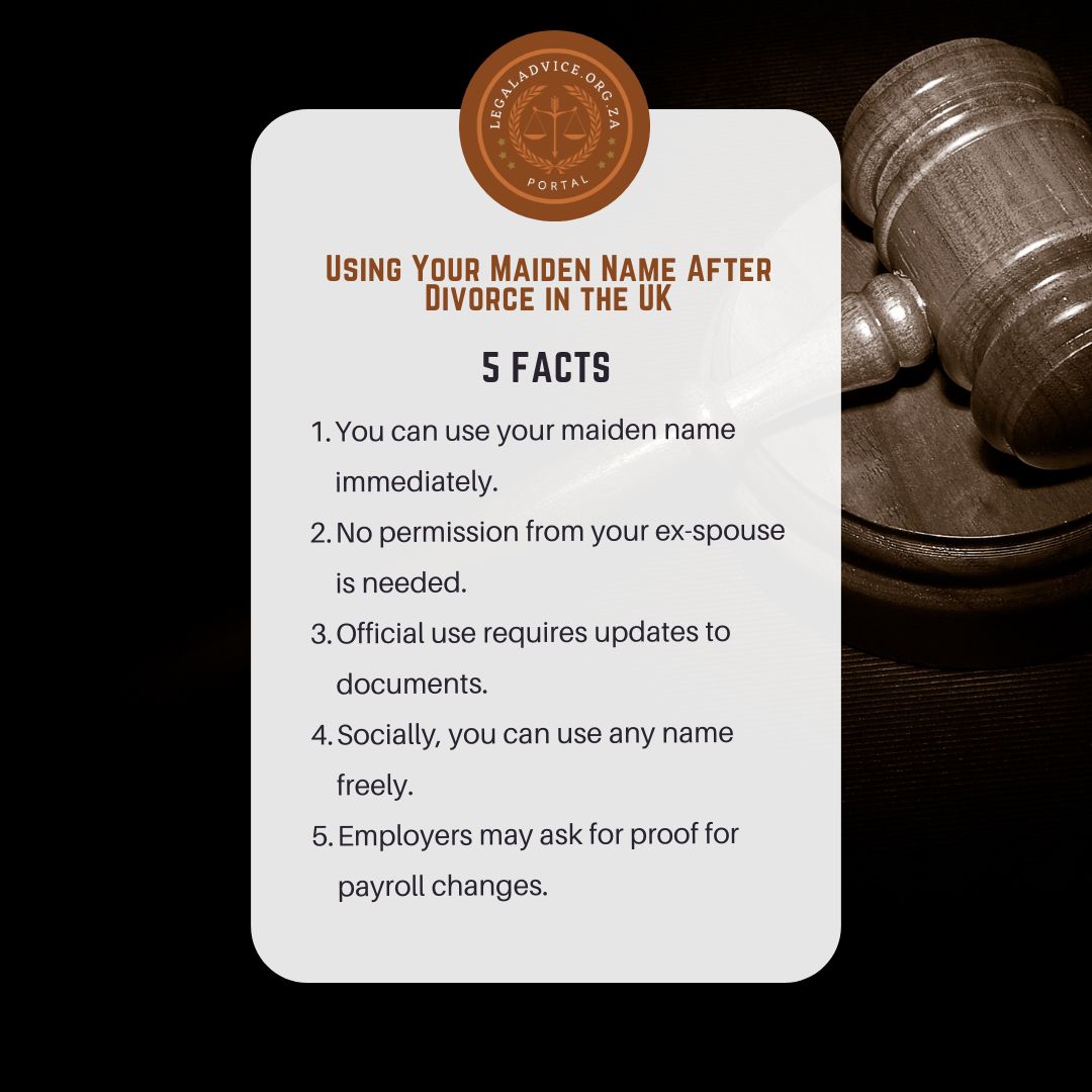 Using Your Maiden Name After Divorce in the UK